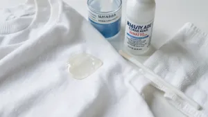 Jak usunąć klej z ubrania po naklejce