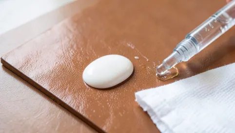 Jak usunąć klej ze skóry ekologicznej