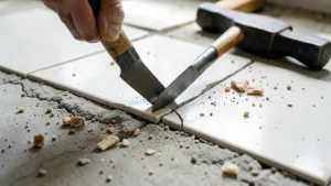 Jak usunąć płytki z podłogi