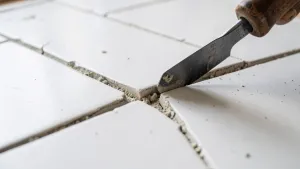 Jak usunąć starą fugę między płytkami