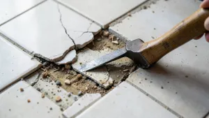 Jak usunąć stare płytki z podłogi