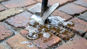 Jak usunąć żywicę z kostki brukowej