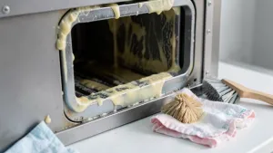 Jak wyczyścić piec z żywicy