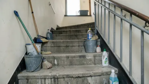 Jak wygląda sprzątanie klatek schodowych