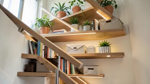 Jak wykorzystać przestrzeń nad schodami