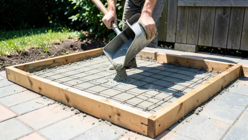 Jak wylać posadzkę na tarasie