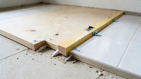 Jak wyrównać poziom panele z płytkami