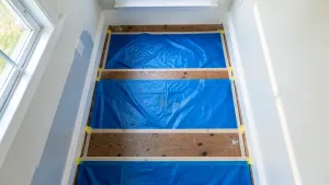 Jak zabezpieczyć schody przed malowaniem