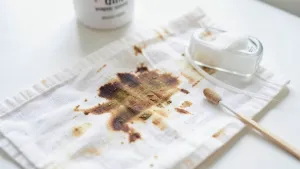 Jak zmyć żywicę z ubrania