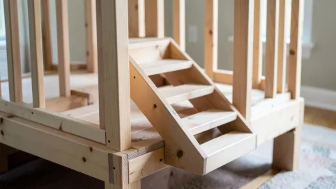 Jak zrobić schody do domku dla dzieci