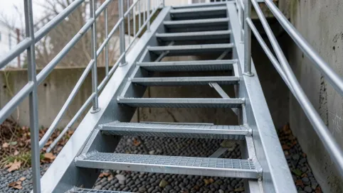 Jak zrobić schody metalowe zewnętrzne