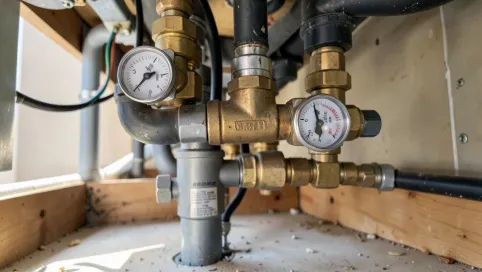 Jaka temperatura na rozdzielaczu podłogówki