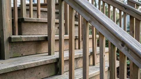 Jaka wysoka palisada na schody