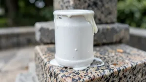 Jaki klej do przyklejenia wazonu do pomnika