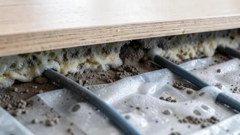 Jaki podkład pod panele na ogrzewanie podłogowe wodne