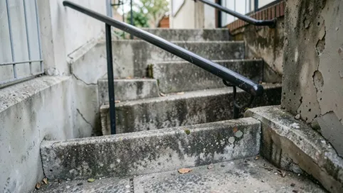 Jaki spadek na schodach zewnętrznych