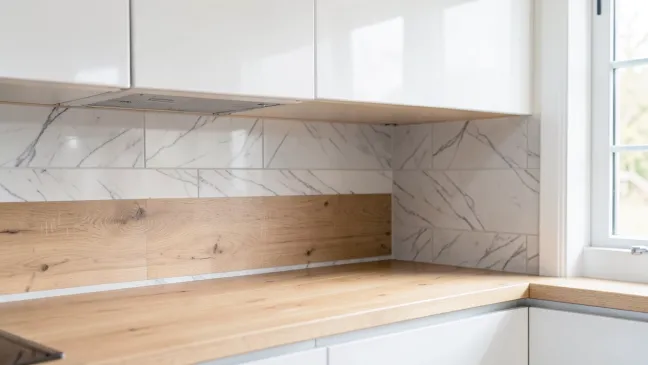 Jakie Płytki Do Białej Kuchni Z Drewnianym Blatem