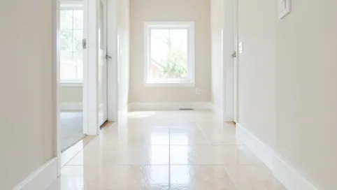 jasne płytki do przedpokoju