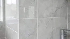 Jasnoszare płytki do łazienki