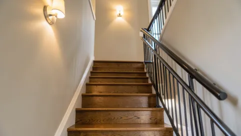 Klatka schodowa w domu jednorodzinnym inspiracje