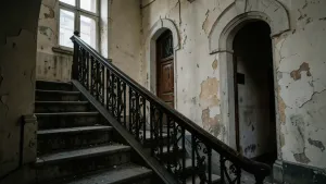 Klatka schodowa w kamienicy
