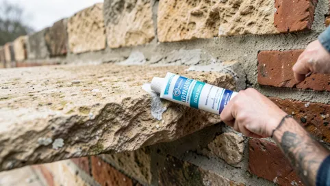 Klej do piaskowca na zewnątrz