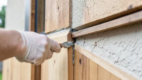 Klejenie drewna do elewacji