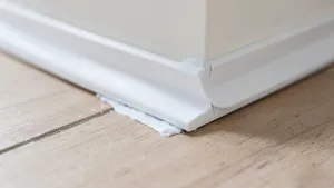 Klejenie listew przypodłogowych PCV