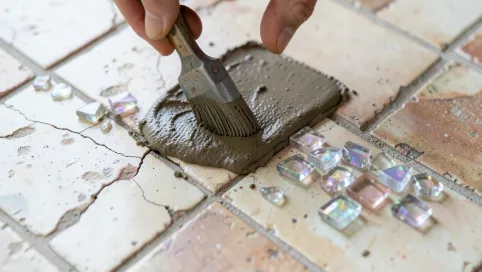 Klejenie Mozaiki Na Stare Płytki