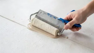 Klejenie tapety na tapetę winylową