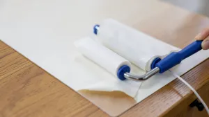 Klejenie tapety samoprzylepnej na meble