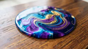 Kolorowa żywica do drewna