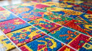 Kolorowe panele podłogowe