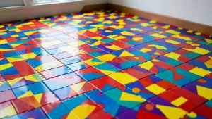 Kolorowe panele podłogowe dla dzieci