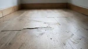 Krzywą podłoga pod panele