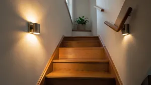 Lampy na schody w domu