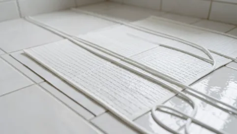 Mata grzewcza do łazienki na płytki