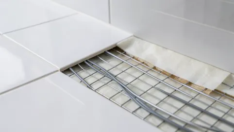 Mata grzewcza pod płytki do łazienki