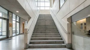 Minimalna szerokość schodów w budynkach użyteczności publicznej