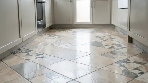 Modne płytki do kuchni na podłogę