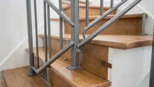 Montaż balustrady na schodach wewnętrznych