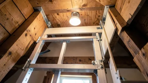 Montaż schodów strychowych cena robocizny