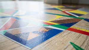 Naklejki na panele podłogowe