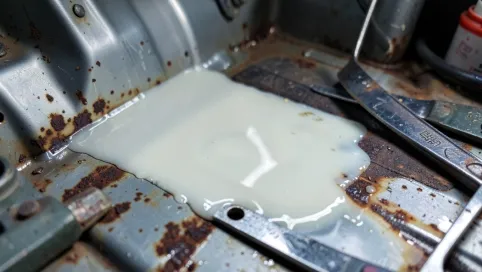 Naprawa podłogi w samochodzie żywicą