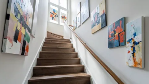 Nowoczesne obrazy na klatkę schodową