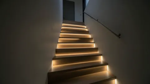 Nowoczesne oświetlenie schodowe