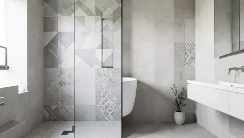 Nowoczesne płytki do łazienki aranżacje