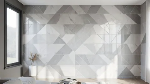 Nowoczesne płytki do salonu na ścianę