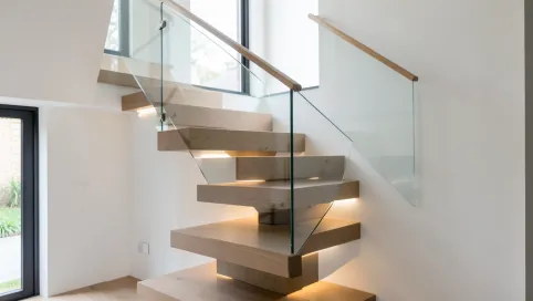 Nowoczesne schody w domu