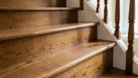 Obłożenie schodów drewnem cena